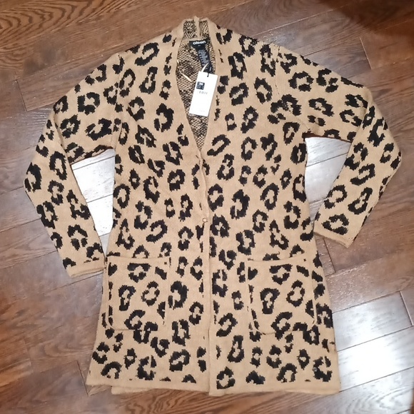 Olsen Cora Long Cardigan Sweater Golden Glam L 14 - Picture 1 of 11
